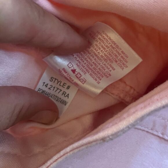 No Boundaries. Like new!! pink high waisted cropped jeans, size juniors,  9 - Picture 9 of 13